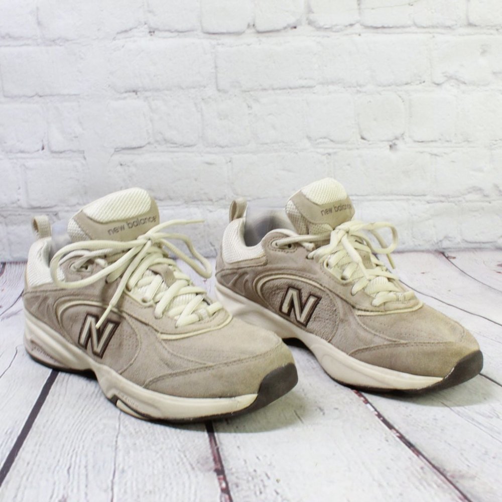 New Balance 623 Tan Suede Lace Up Running Sneakers Shoes Size 7.5 B - Picture 3 of 9